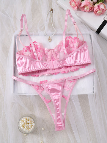 2025 Women’s Sexy Nude Lingerie Set – Bralette, Panty & Corset-Inspired Design | NOMV