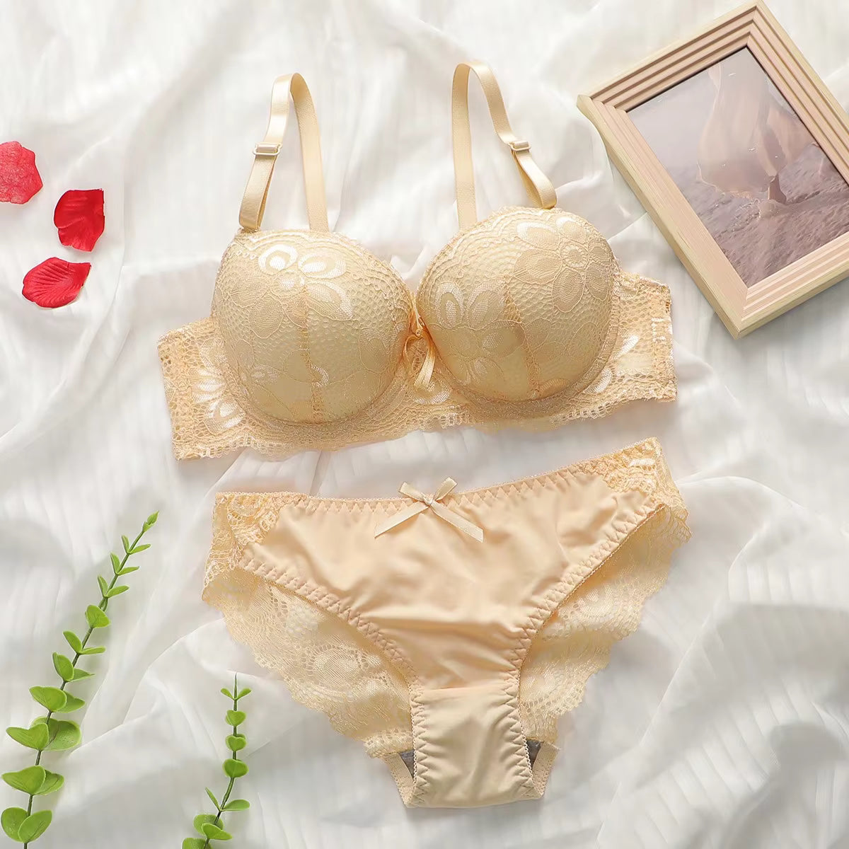 Women’s Sexy Lace Lingerie Set | Bra & Panty Underwear