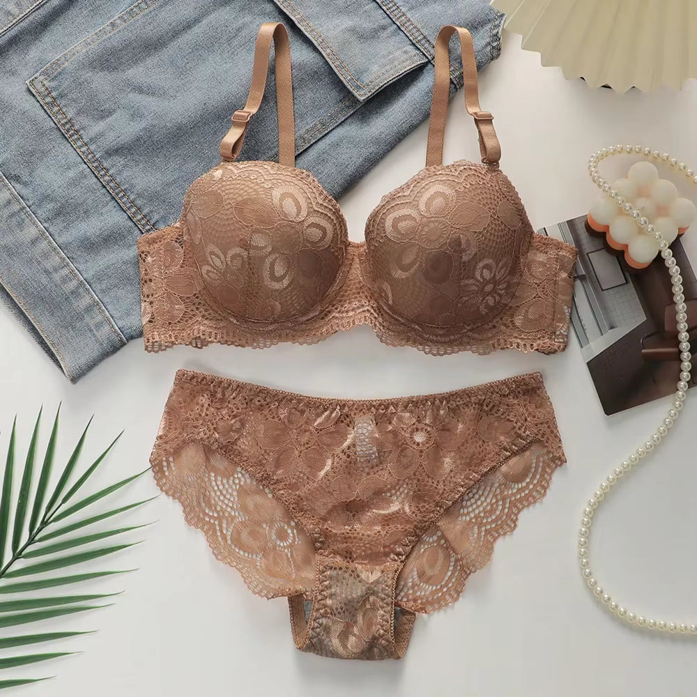 Women’s Sexy Lace Lingerie Set | Bra & Panty Underwear